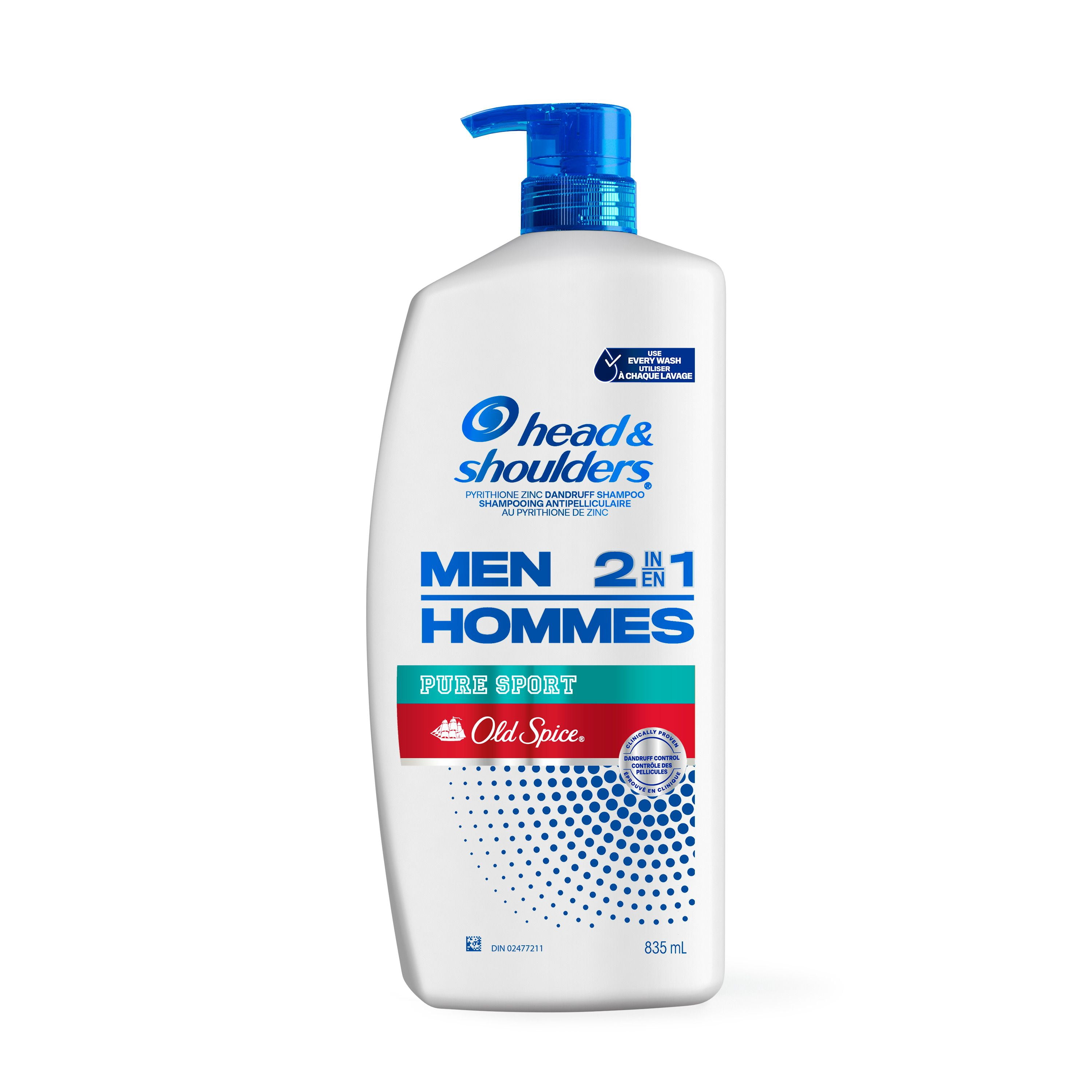 Head & Shoulders Old Spice Pure Sport 2-in-1 Anti-Dandruff Shampoo + Conditioner for Men