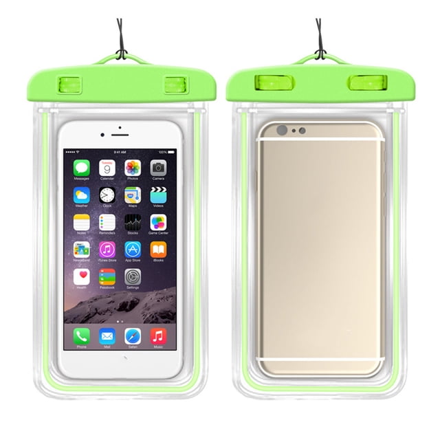 Opolski TPU Universal Waterproof Mobile Phone Case Pouch Bag for Underwater Swimming