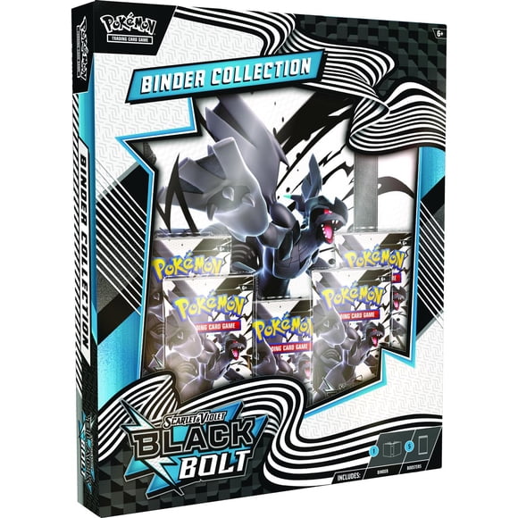Pokemon TCG:  Scarlet & Violet—Black Bolt Binder Collection (Quantité limitée à 2 par commande et limite de 1 commande par foyer)