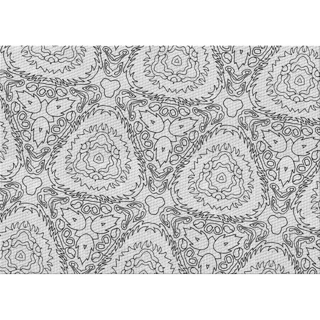 Ahgly Company Machine Washable Indoor Rectangle Transitional Gray Area Rugs, 3' x 5'