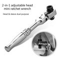 thumbnail image 2 of Yimiti Ratchet Handle Socket Wrench 1/4" Drive 72 Tooth Head For Stubby 115Mm,Round Handle, 2 of 9