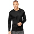 thumbnail image 2 of Hanes 482L Cool Dri Performance Mens Long-Sleeve T-Shirt, Black - Size 3X, 2 of 3