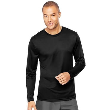 Hanes Cool DRI Performance Men`s Long-Sleeve T-Shirt - Best-Seller, 2X