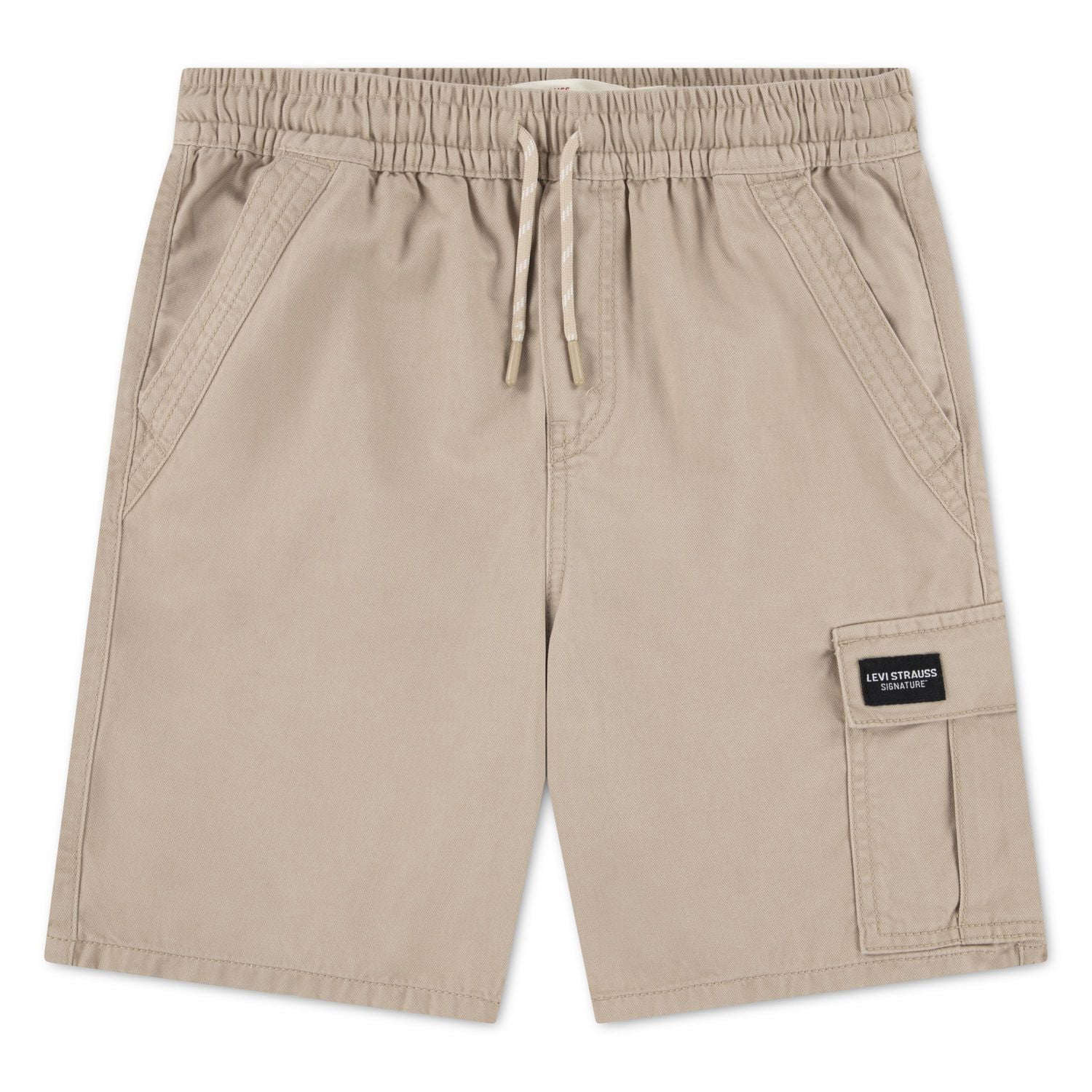 Levi Strauss Signature Boys' Mid-Rise Cargo Shorts
