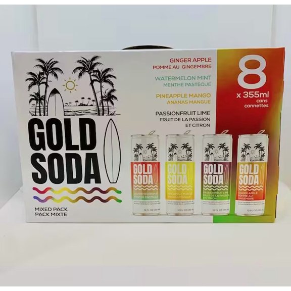 Gold Soda Assortiment Varié