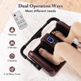 thumbnail image 4 of Costway Foot & Calf Massager Deep Kneading Shiatsu Massager Machine with Heat Red, 4 of 10