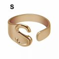 thumbnail image 1 of CUITING Bague Mode Ajustable Initiale Alphabet Lettre A-Z Bagues pour Femmes Bijoux-Argent C, 1 of 9