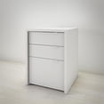 thumbnail image 4 of Nexera Chrono 3-Drawer Filing Cabinet, White, 4 of 6