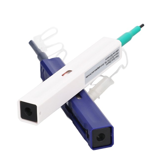 Optic Fiber Cleaner Pen, Lightweight Design Leakage Reducing >800 Times Optic Fiber Cleaner Easy To Operate Resin Material For E2000 For FC For MU