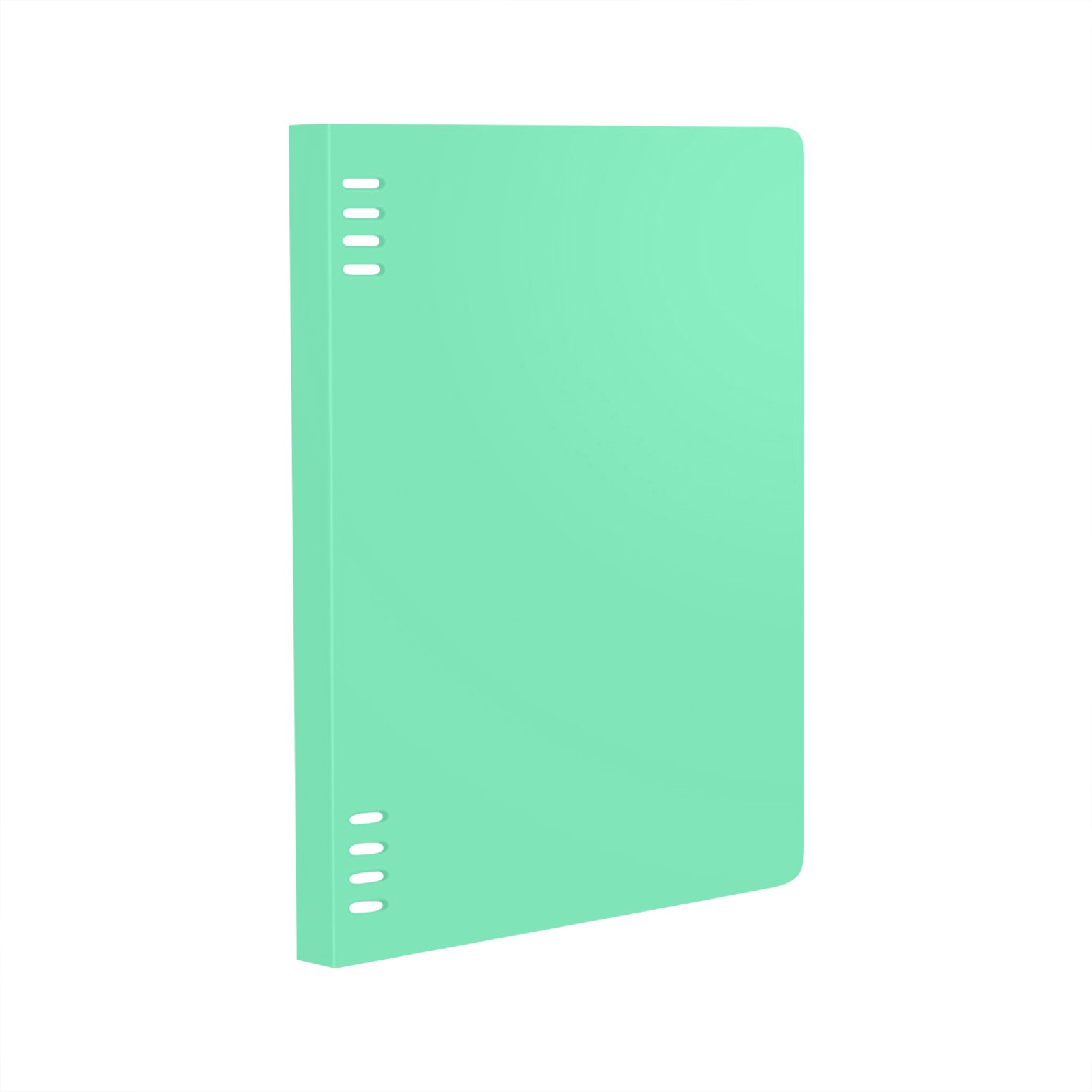 witspace B5 Removable Loose Leaf Frosted Notebook Cover, Campus Smart Ring Binder, B5 Transparent Binder Notebook Slim Binder Folder for Work, Study and Journal Supplies