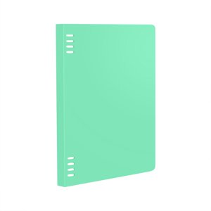 Witspace B5 Couverture amovible de carnet de notes en feuillets, Binder à anneaux intelligent Campus, B5 Carnet de bord transparent Dossier de bord mince pour fournitures de travail, d'étude et de journal
