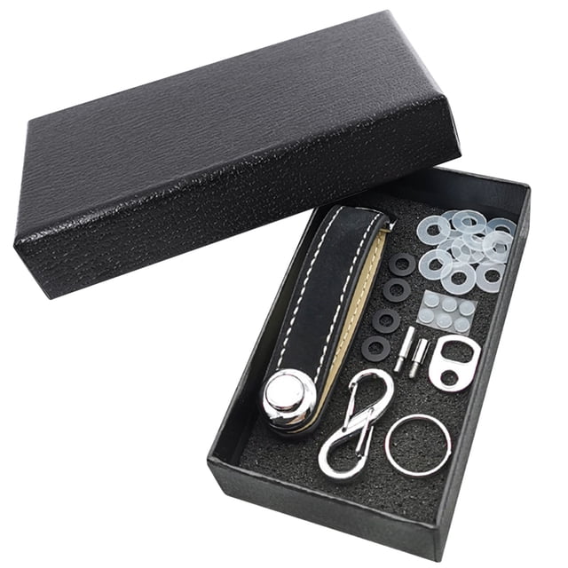 Boovnll Home Storage, Leather Key Organizer Creative Key Chain Key Storage Device Key Bag Men and Women Storage Key Bag, Storage, Storage and Organization, Organization and Storage