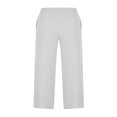 thumbnail image 4 of Women‘s Single Breasted High Waist Trousers in Solid Color with Wide-Leg Design, 4 of 5