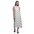 thumbnail image 1 of Bimba Robe de Plage d'Été pour Femmes, Dos Nu, Col Licou, à Imprimé Visage - Très Petit, 1 of 6