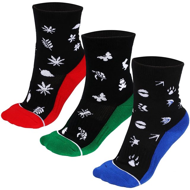 Chaussettes de Randonnée pour Enfants - Lot de 3, pour Sports, Aventure en Plein Air et Camping