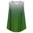 thumbnail image 4 of Plebaso Womens Tank Tops V Neck Gradient Lightweight Eyelet Shirts Flowy Loose Summer Sleeveless Blouses, 4 of 7