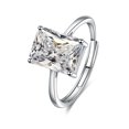 thumbnail image 3 of LYMAYTER Necklace Earrings 4Pcs/Set Finger Ring - Rectangle, Cubic Zirconia, Vintage, 3 of 6