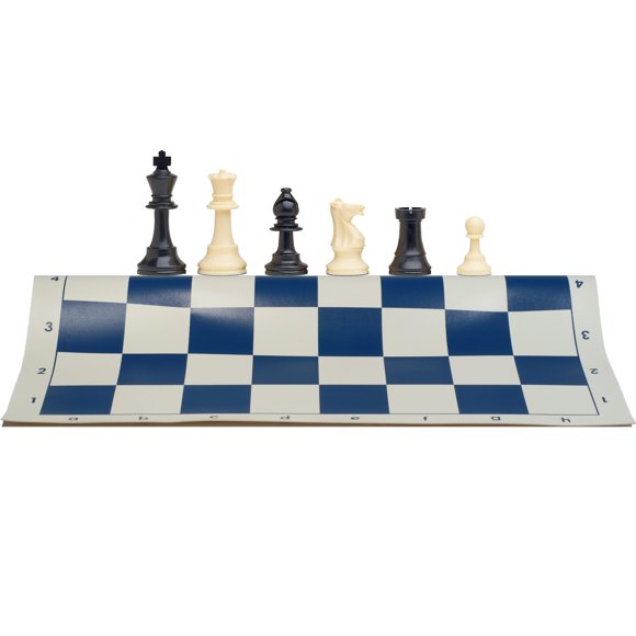 WE Games Meilleur Ensemble d'Échecs en Plastique de Valeur pour le Tournoi de Staunton - Plateau en Vinyle Expressions en Bois, Inc.