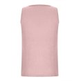 thumbnail image 3 of Timegard Plus Size Tank Tops for Women Round Neck Button Sleeveless Tops Casual Solid Color Knit Tee, 3 of 5