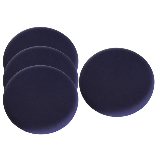 2 Pieces Barstool Covers Round Elastic Chair Covers Seat dark blue
