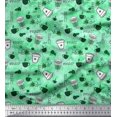 thumbnail image 1 of Soimoi Rayon Crepe Fabric Hot Coffee Beverages Print Fabric by Yard 46 Inch Wide, 1 of 3