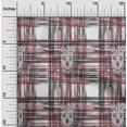 thumbnail image 1 of oneOone Cotton Poplin Fabric Swirl & Check Ikat Print Sewing Fabric BTY 42 Inch Wide, 1 of 4