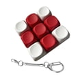 thumbnail image 4 of Milaget Clavier Jouet Sensoriel Clavier Bouton Touche Clavier Fidget Porte-Clés Blanc Rouge, 4 of 9