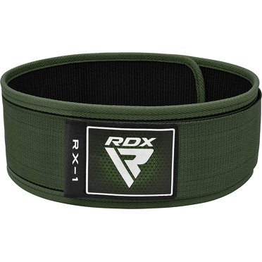 RDX Weight Lifting Belt 4 Adjustable Back Lumbar Support Bodybuilding, Powerlifting Functional Strength Training Core Exercise Fitness Workout Squats Deadlifts, Home Gym Equipment