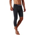 thumbnail image 2 of Pantalon de Compression 3/4 pour Hommes Collants une Jambe Couche Athlétique Base Basketball Ne U9V9, 2 of 8