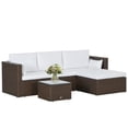 thumbnail image 1 of Outsunny Ensemble de Mobilier de Patio 3 Pcs, Canapé Extérieur en Rotin Tressé, 1 of 10