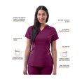 thumbnail image 3 of Adar Pro Scrubs For Women - Tailored Peplum Scrub Top, 3 of 6