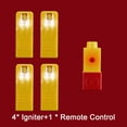 thumbnail image 1 of Allume-feu à Télécommande Rechargeable USB avec 2/4 Allumeurs Séparés, Démarreur de Flamme pour Grils de Cuisine, Camping, Activités Extérieures, 1 of 9