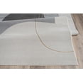 thumbnail image 4 of LaDole Rugs 3x10 ft Modern Premium Area Runner Rug | Luxury Long Carpet For Hallway, Kitchen, Entry Way, Indoor Floor Décor | Gold Grey, 4 of 5