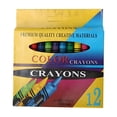 thumbnail image 1 of C Childrens Clean Grip Crayons 12 Pack No Smudge Oil Painting Sticks For Creative Art Projects And Fine Motor Skill Development, 1 of 4