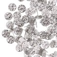 thumbnail image 3 of 100 Pcs Clous d'Oreilles Ronds Plats DIY avec Trou Fournitures de Fabrication de Boucles d'Oreilles, 3 of 9