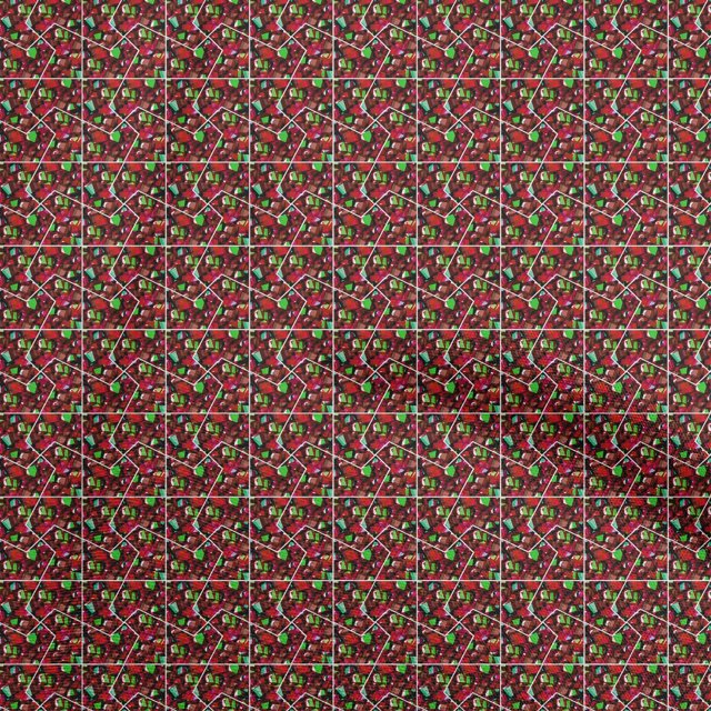 oneOone Polyester Lycra Red Fabric Abstract Sewing Craft Projects Fabric Prints By Yard 56 Inch Wide