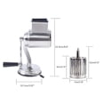 thumbnail image 3 of Danhjin Vegetable Cutter Stainless Steel Roller Vegetable Cutter With Suction Cup Multifunctional Vegetable Cutter Chopper Vegetable Cutter, 3 of 5