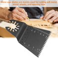 thumbnail image 2 of Cergrey 5pcs 65mm High Carbon Steel Oscillating Multi Tool Saw Blade For Wood Plastic, Oscillating Multi Tool Saw, Oscillating Multi Tool Blade, 2 of 8