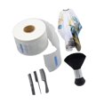 thumbnail image 3 of HILABEE Salon Barber Cape Set Barber Accessories Neck Duster Brush Barber Neck Paper, 3 of 9