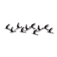 thumbnail image 1 of Bouclair Black Flock of Birds Wall Art, 1 of 2