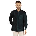 thumbnail image 1 of Bestman Solid Formal Button Down Shirt For Men Long Sleeve With Patch Pocket Business Wear, 1 of 7