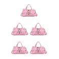 thumbnail image 1 of VONKY Cloth Girls Latin Dance Bag Five Satin Beautiful And Durable And Hardware Pull Head Is Smooth Pink long yarn 5Set, 1 of 6