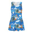 thumbnail image 4 of Staron Robes d'Été pour Femmes Sans Manches Ligne A Col en V Robes Amples Fluides Cache-Maillot Poches Printemps Vacances Plage Robe d'Été m, 4 of 7