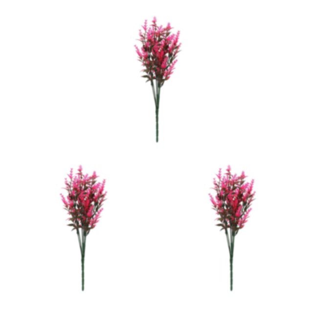 mmirethe 2x Artificial Plant And Wide Range Of Uses For Any Space Realistic pink 3Set