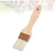 thumbnail image 3 of GOOHOCHY 1Pack Wooden Pastry Brush for Baking High Temperature Resistance Cooking Tool, 3 of 7