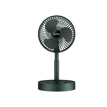 TopLLC Portable Fan Stretchable Fan, Fan Portable, 3 Speeds Desktop Table Fan, Plug In Power Fan, Rotation Strong Wind, Quiet Small Fan For Home Desktop Office Strong Airflow Cooling Fan