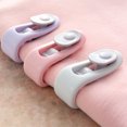 thumbnail image 2 of Clips de Drap Pinces Multifonctionnelles Antidérapantes pour Fixation de Matelas, Housse de Rideau, Accessoires de Fixation, Outils Violets 6 Pcs, 2 of 9