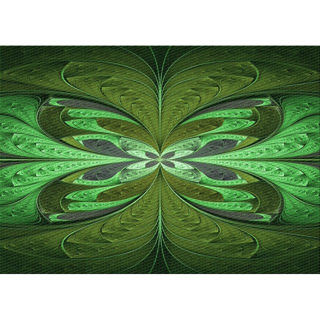 Ahgly Company Machine Washable Indoor Rectangle Transitional Dark Forest Green Area Rugs, 8' x 12'