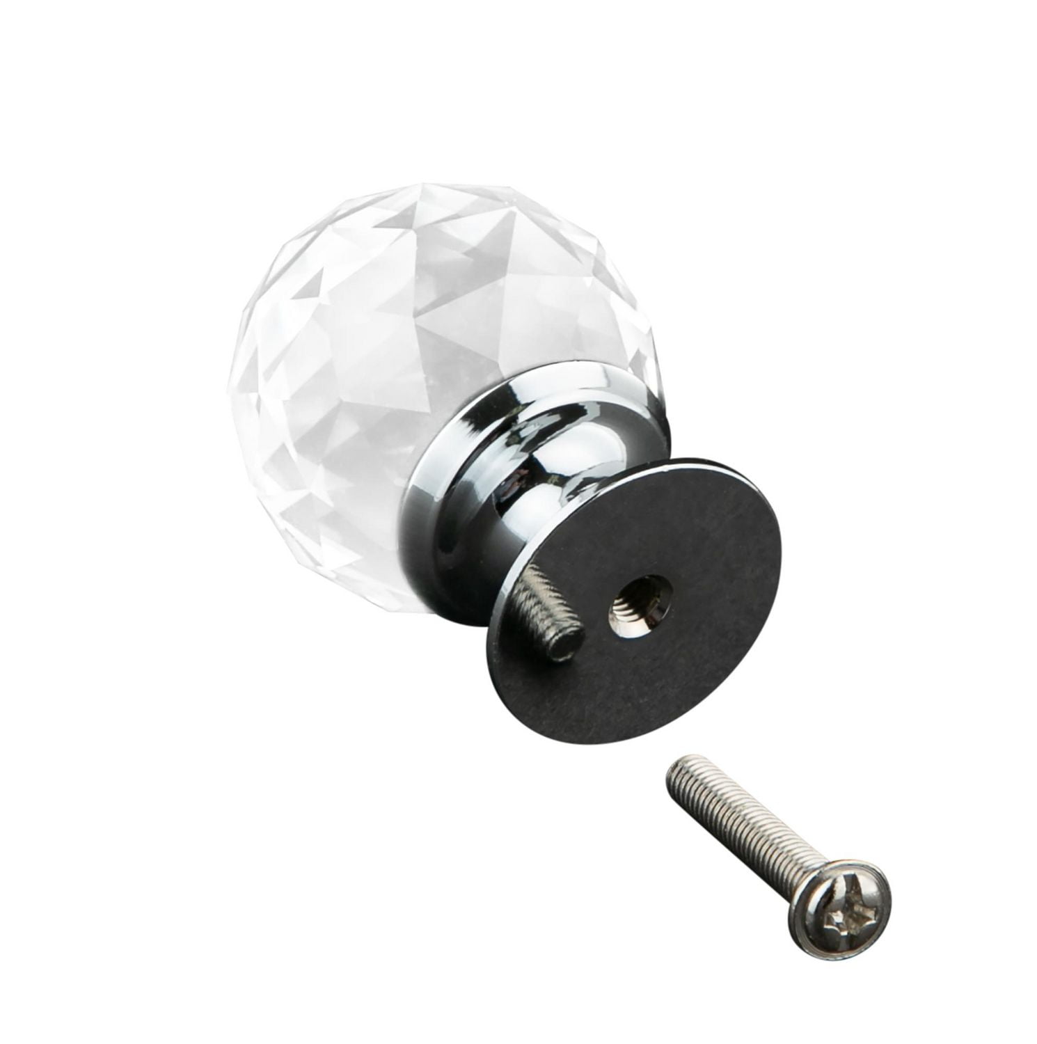 Era Cristal Bouton en Verre en Paquet de 2