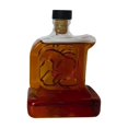 thumbnail image 1 of Glass Bottle With Stopper 150 ml Borosilicate Whiskey Decanter Portable Wolf Design Lead Free Heat Resistant Beverage Container, 1 of 7